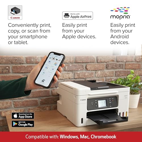 Canon MAXIFY GX4020 All-In-One Inkjet Printer ADF, Auto-Duplex, Energy Star, Color 2400 x 2400 dpi