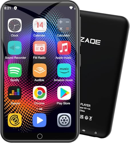 ZAQE 4 Inches M505 Pro 80GB Touch Screen MP4 Player with Hi-Resolution Audio and Built-In FM Radio