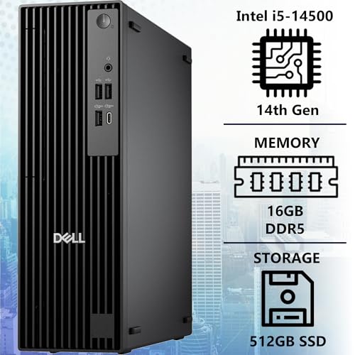 Oemgenuine 19x16x10 Inches Pro Slim Intel 14-Core i5-14500 4K 512GB SSD Tower Desktop