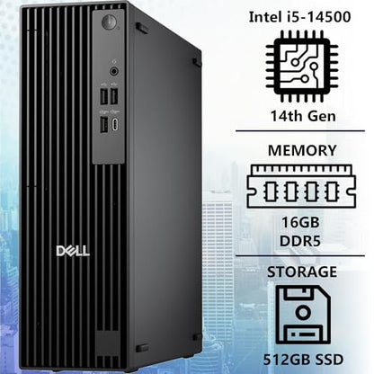 Oemgenuine 19x16x10 Inches Pro Slim Intel 14-Core i5-14500 4K 512GB SSD Tower Desktop