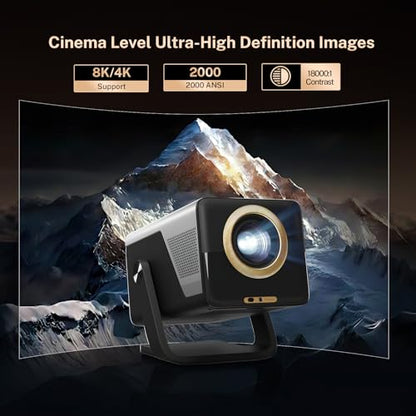 LYNCAST 8.9" X7 1920x1080 LCD Portable Projector