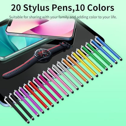 YITIAOXIAOYU 20 Pack A18 Stylus Pen, Touchscreen Compatibility, High Precision