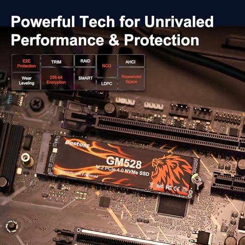 Bestoss 1TB M.2 NVMe PCIe x4 Internal Solid State Drive GM528