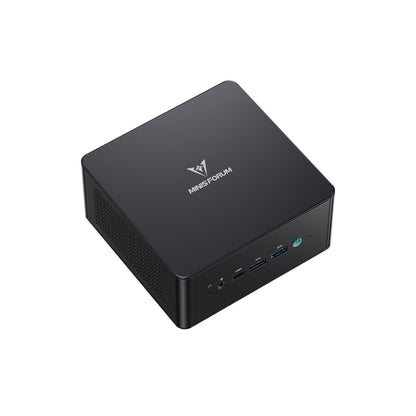 MINISFORUM UM890 Pro Mini PC, AMD Ryzen 9 8945HS (up to 5.2GHz), 32GB DDR5 5600MHz RAM, 1TB PCIe 4.0 SSD, Mini Desktop, Quad Display HDMI/DP1.4/USB-C