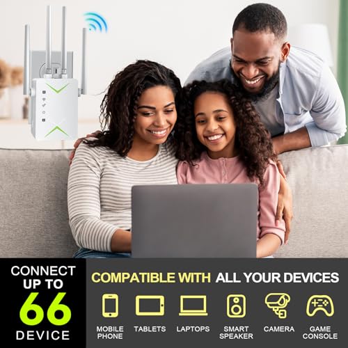 Techtex 7.32in x 3.74in x 2.24in WiFi Extender B0GKPNZSK8