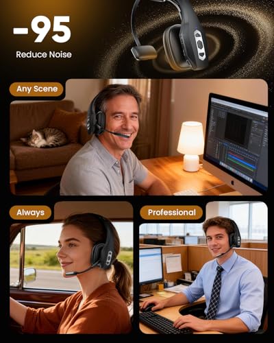 OTYHVV DH16 Bluetooth Headset 32 Hours Battery 20 Hz-20 kHz On Ear Wireless