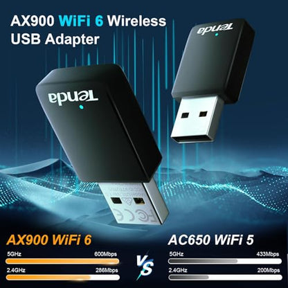 Tenda U11 AX900 Dual-Band USB WiFi Adapter