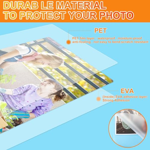 CAREGY 100 Pack Laminating Sheets 11.5 x 17.5 Inch 3 Mil Clear