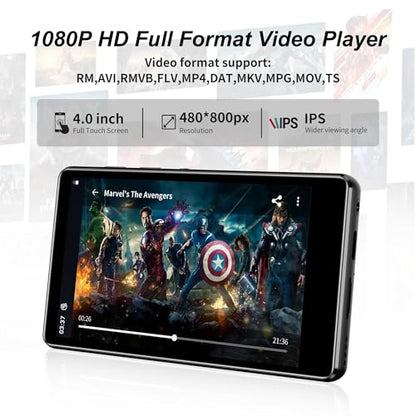 SWOFY 4 Inches M503 pro-80GB LCD MP3 Player with Bluetooth and Wi-Fi