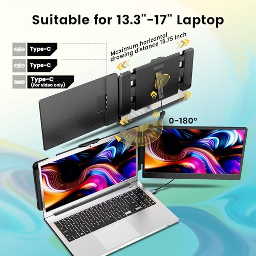domyfan 14.1" S1 FHD 1080p 60Hz IPS Monitor