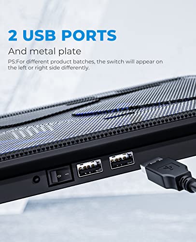 havit HV-F2056 14.96" x 11.02" x 1.18" Laptop Cooling Pad - 3 Fans USB Powered