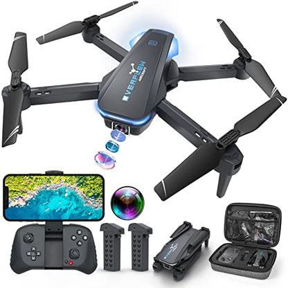Hiturbo S20 1080p Quadcopter Remote Control Drone with 360 Degree Flip and Wi-Fi Connectivity