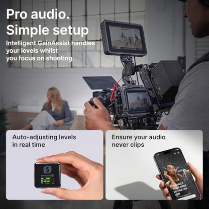 RØDE Wireless PRO Microphone System USB-C, 3.5mm, Omnidirectional Microphone, 2 Channels, 20000 Hz Frequency Response