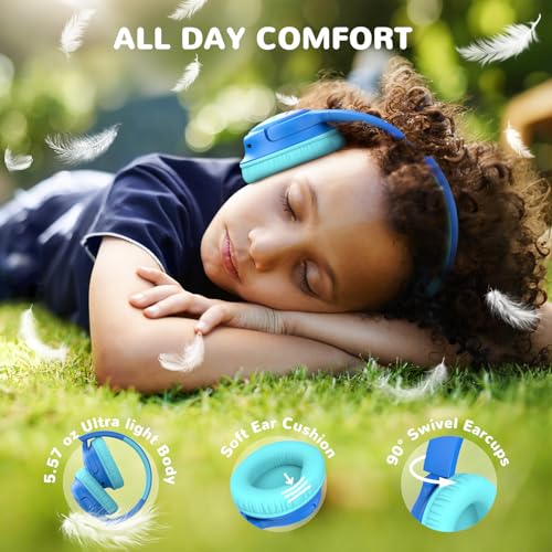iClever BTH18 43 Hours Bluetooth Wireless Headphones 5.3 Over Ear