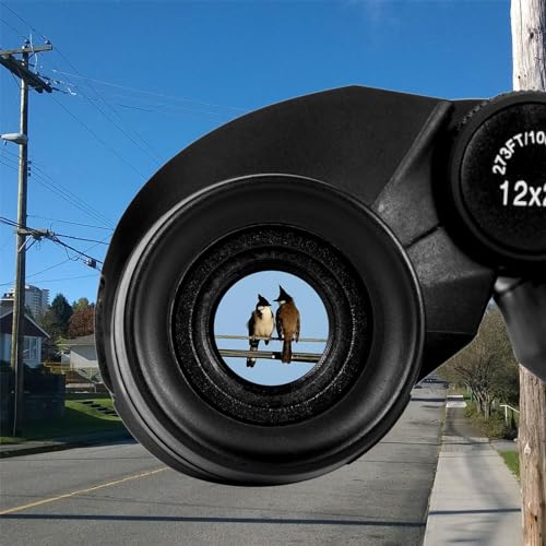Occer 12x25 Compact Binoculars Model 888635 with 12x Magnification, Waterproof, Fully Multi-Coated, BAK-4 Prism, Adjustable Eyecups for Adults and Kids