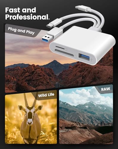 BKYMPR 3-in-1 SD Card Reader JYC.CAL4LiteB White iOS, macOS Universal Adapter