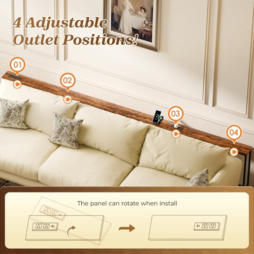 SUPERJARE 110.2in Long Console Table Model 70324