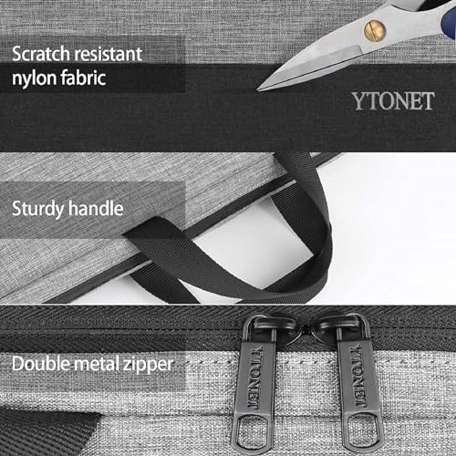 Ytonet 15.6 inch VE-US1025GRY Laptop Sleeve Case, Water Resistant, Nylon, for Various Laptop Models