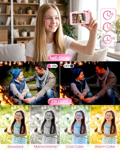 QUIOF 2.8inch F2 48MP 2160p CMOS Compact Digital Camera