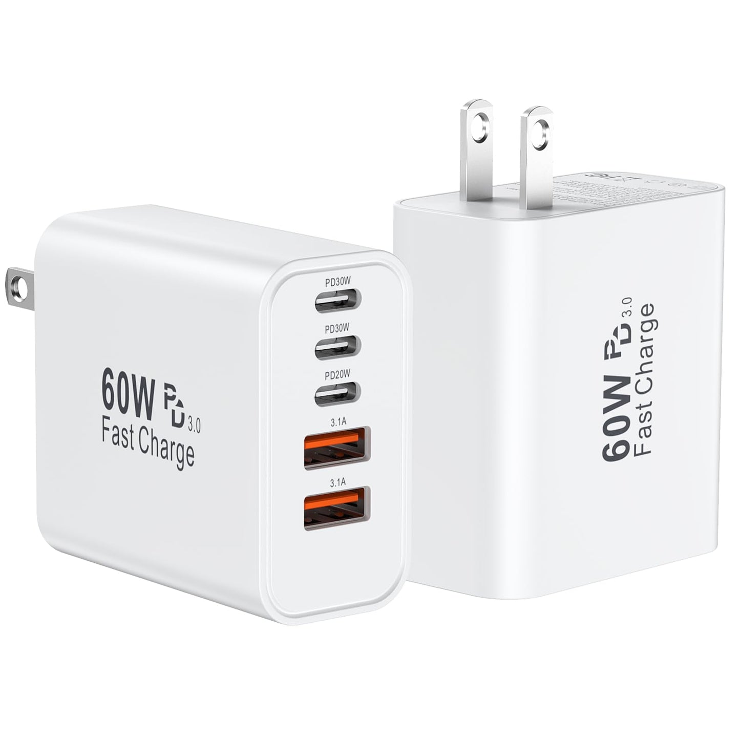 Auorld 60W USB Type C Fast Charger Block Model Number XHD-4528