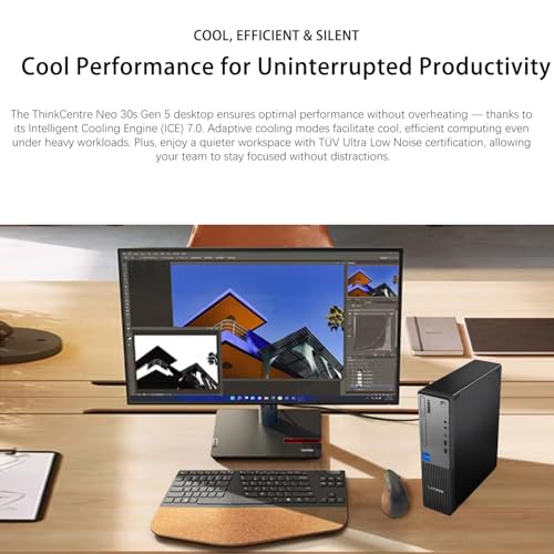 Lenovo ThinkCentre neo 30s Tower Computer 13th Gen i7-13620H 16GB DDR5 512GB SSD 4K HDMI