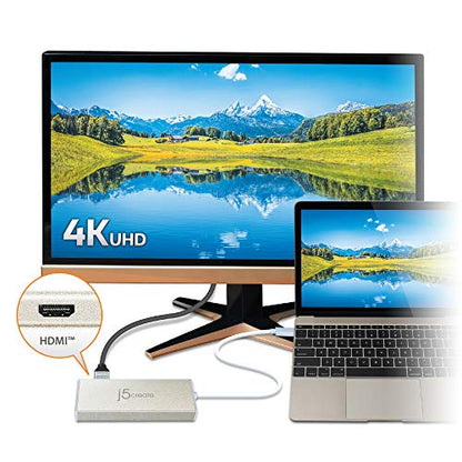 j5create 60w JCD376 USB-C Mini Hub 1920 x 1200 HDMI 1920 x 1200 VGA 6 Ports