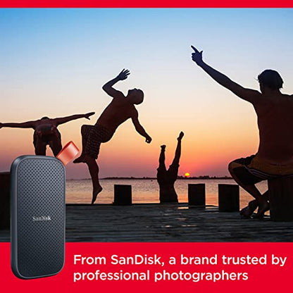 SanDisk 1TB SDSSDE30-1T00-G26 External SSD, USB 3.2 Gen 2, 800MB/s, 2.5"