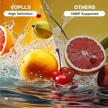 VOPLLS Mini Projector N3 1920x1080 9500 Lumens LCD Portable