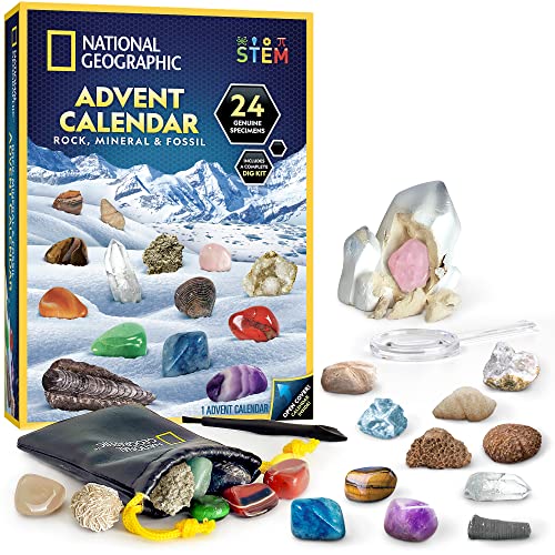 Blue Marble Advent Calendar NGRMFADVENT2 Educational Kit 24 Specimens Multicolor