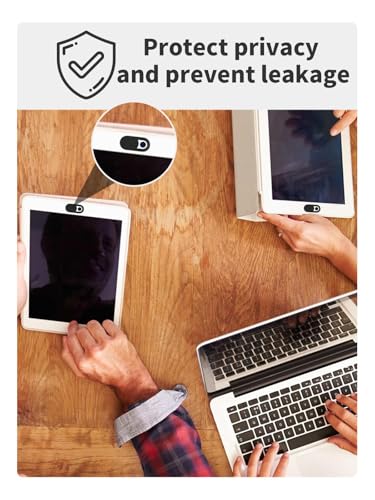 ALIANSHENG Webcam Cover 0.027in Ultra Thin Black Privacy Cover