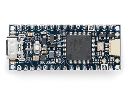 Arduino 1.7" x 0.7" x 0.3" Nano R4 [ABX00143] - Microcontroller Board with 32 KB RAM, 256 KB Memory, 48 MHz Processor, I2C Connectivity