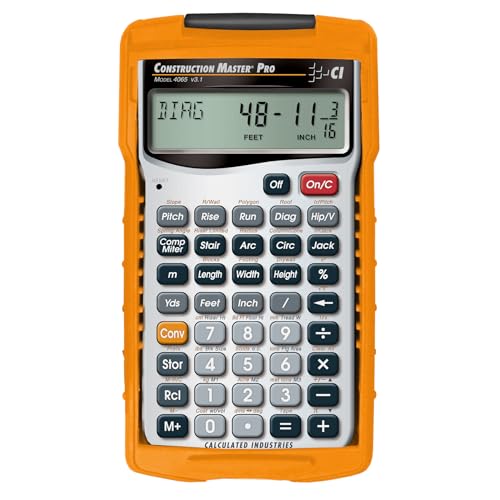 Calculated Industries 2.6" 4065 LCD Construction/Building Calculator