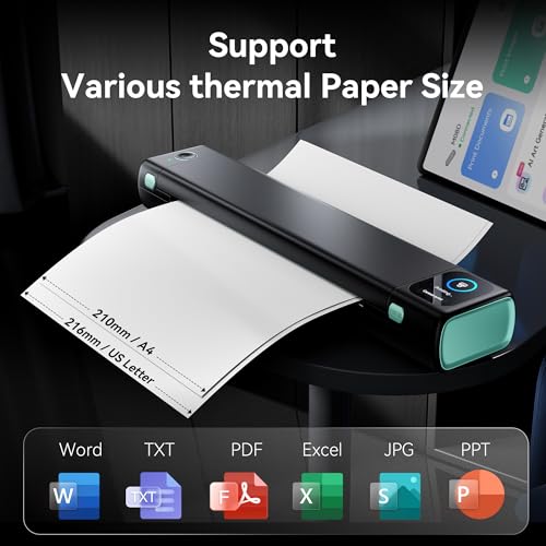 Phomemo M08D-Letter Monochrome Thermal Printer 600x600 DPI Portable Bluetooth