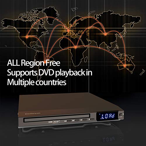 Delleson Compact DVD Player Model B08YFBWTRL 1280×720 720p CD/DVD Player
