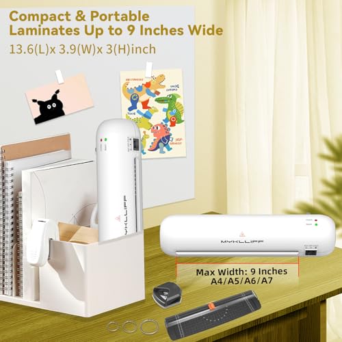 MYKLLIFF 9-Inch Thermal Laminator Model L-900 6-in-1