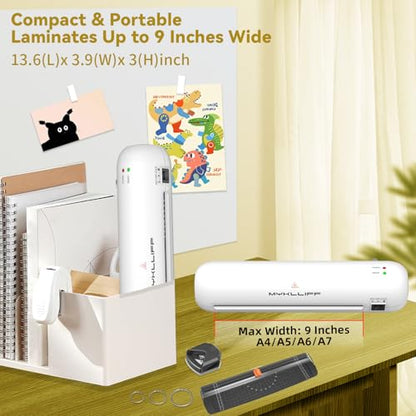 MYKLLIFF 9-Inch Thermal Laminator Model L-900 6-in-1