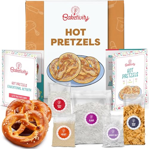 Baketivity 24.8 Ounce Pretzel Making Kit (Model: B09624PPVN)