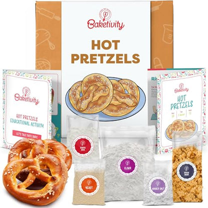 Baketivity 24.8 Ounce Pretzel Making Kit (Model: B09624PPVN)
