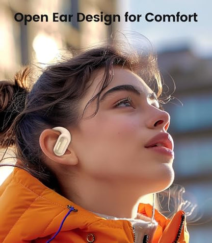 TAGRY Open-Ear Earbuds A12 Wireless Bluetooth 5.4 with 40 Hours Playtime and IPX7 Waterproof