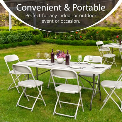 Our Modern Space 6 FT 1070 Dining Table Metal Plastic Rectangular