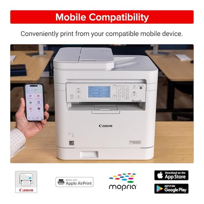 Canon imageCLASS MF287dw Monochrome Laser Printer, ADF, 600 x 600 dpi, 35 ppm, USB/Wi-Fi