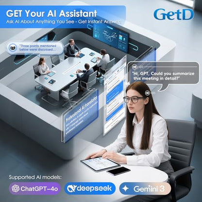 GetD 1 Inch GG24lite-C4 Standard Smart Glasses