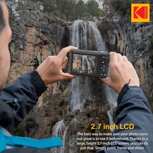 KODAK PIXPRO FZ45 27mm 16 MP 2.7" LCD Digital Camera Bundle with 32GB SD Card