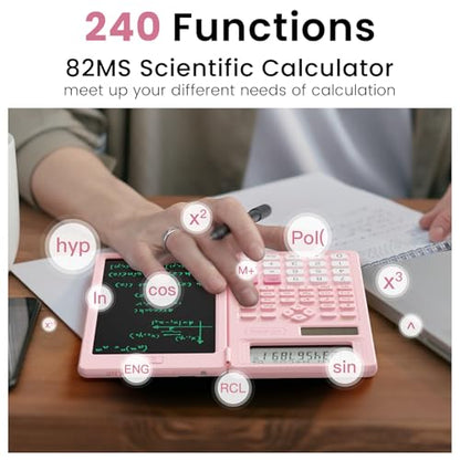 ROATEE 6.5 Inches AB0614 LCD Dual Power Engineering/Scientific Calculator