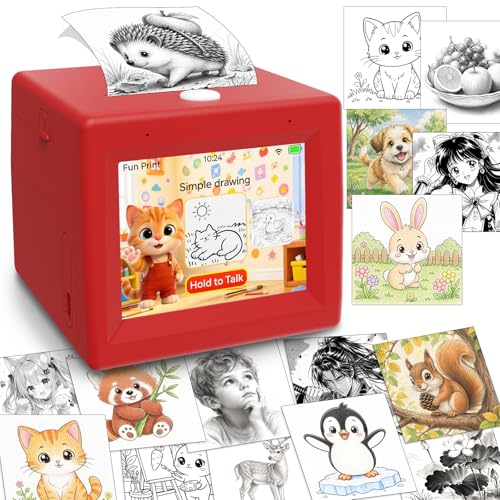 Happi2U 3.74 x 4.6 x 3.93 Q15 Monochrome Thermal Sticker Printer