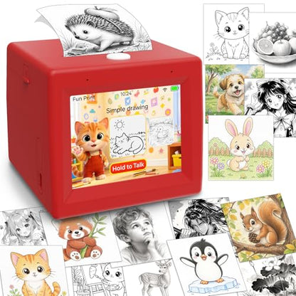 Happi2U 3.74 x 4.6 x 3.93 Q15 Monochrome Thermal Sticker Printer
