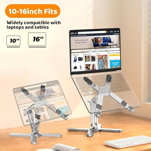 Moallia 11-16" N86 Portable Aluminum Tabletop Laptop Stand