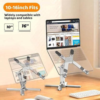 Moallia 11-16" N86 Portable Aluminum Tabletop Laptop Stand
