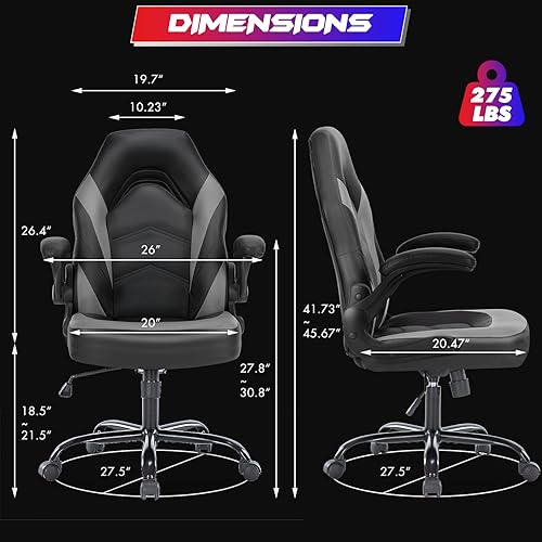 Sweetcrispy Ergonomic PU Leather Chair Model CDHNCJ-3801 Height Adjustable Indoor Office Chair