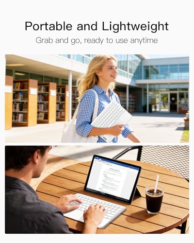 Inateck 9.85in Portable Bluetooth Keyboard KB01105 QWERTY Wireless